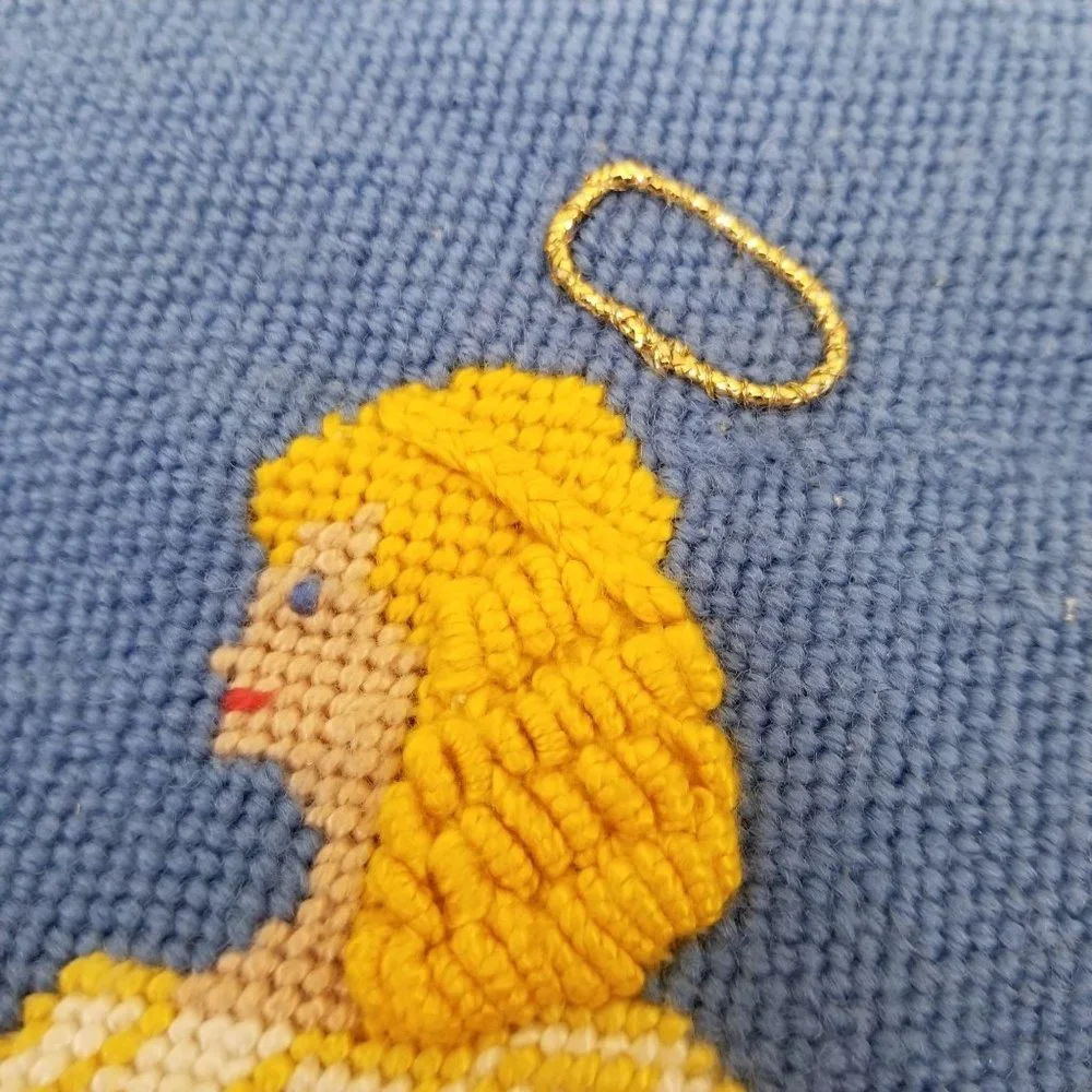 Vintage needlepoint embroidery